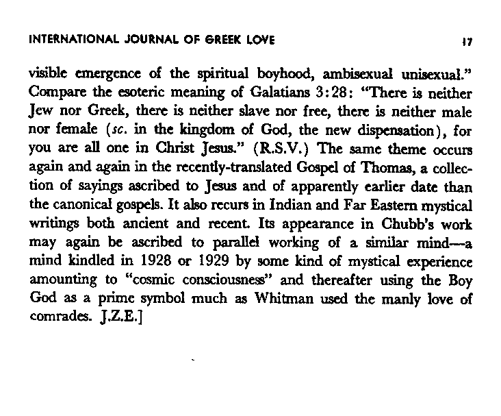 International Journal of Greek Love, Vol.1 No.1, 1965, page 17