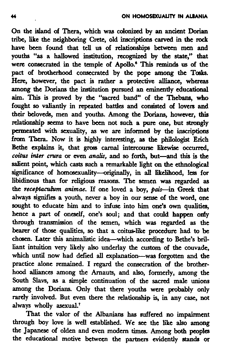 International Journal of Greek Love, Vol.1 No.1, 1965, page 44