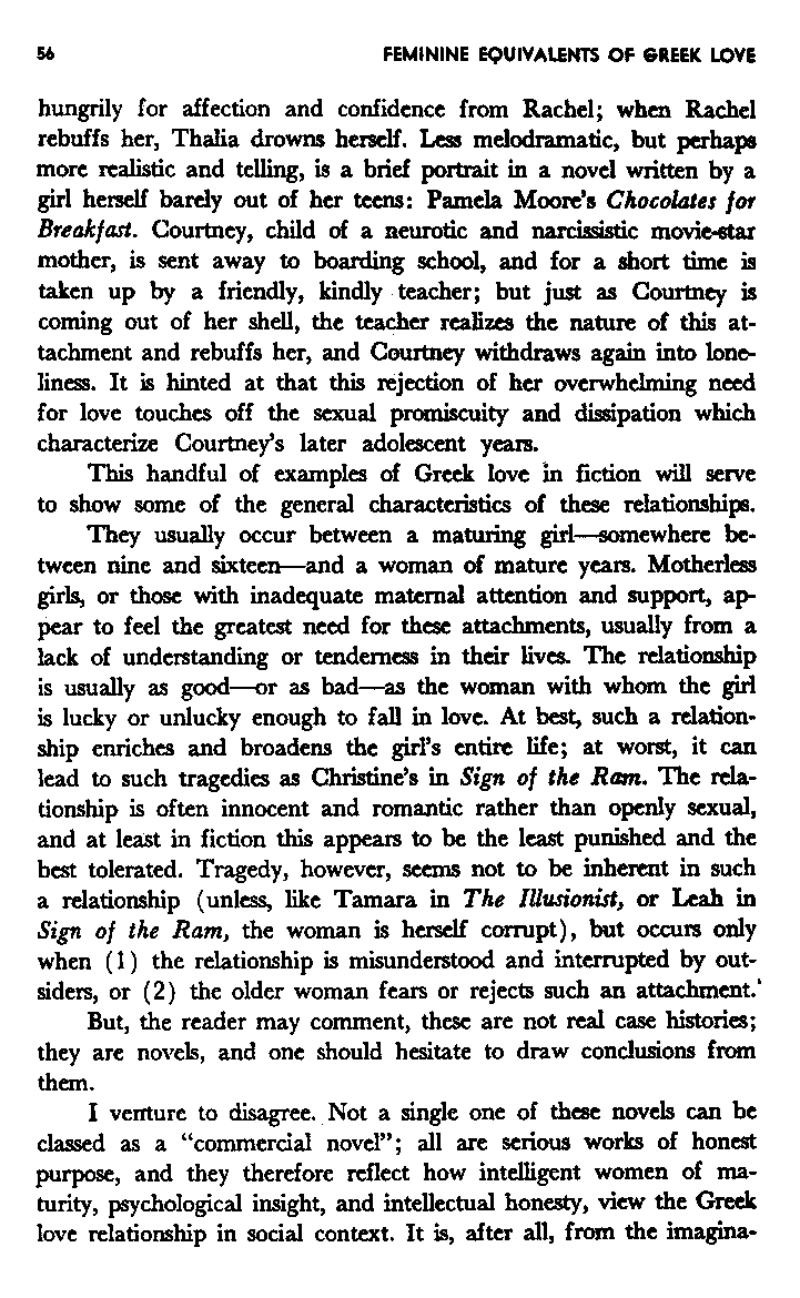 International Journal of Greek Love, Vol.1 No.1, 1965, page 56