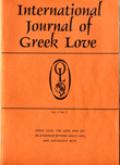 International Journal of Greek Love Vol.1, No.2 cover