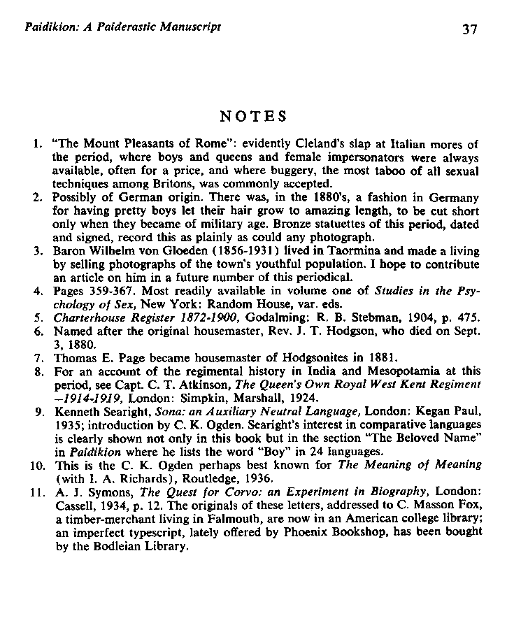 International Journal of Greek Love, Vol.1 No.2, 1966, page 37