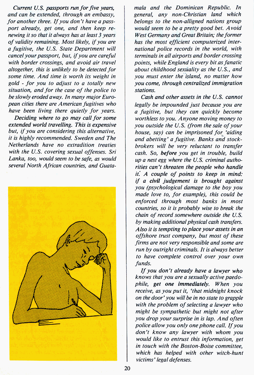 PAN - A Magazine About Boy-Love, Number 1 [Vol.1 No.1], June 1979, page 20