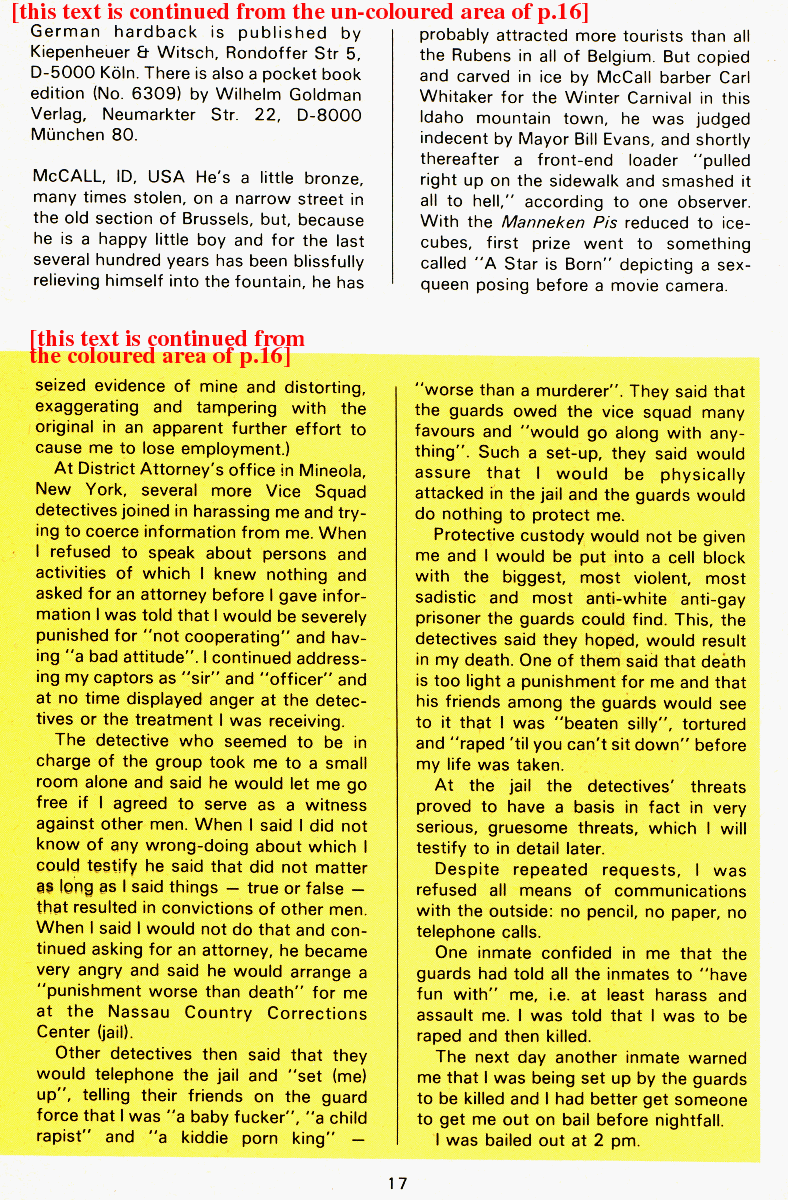 PAN - A Magazine About Boy-Love, Number 11, March 1982, page 17