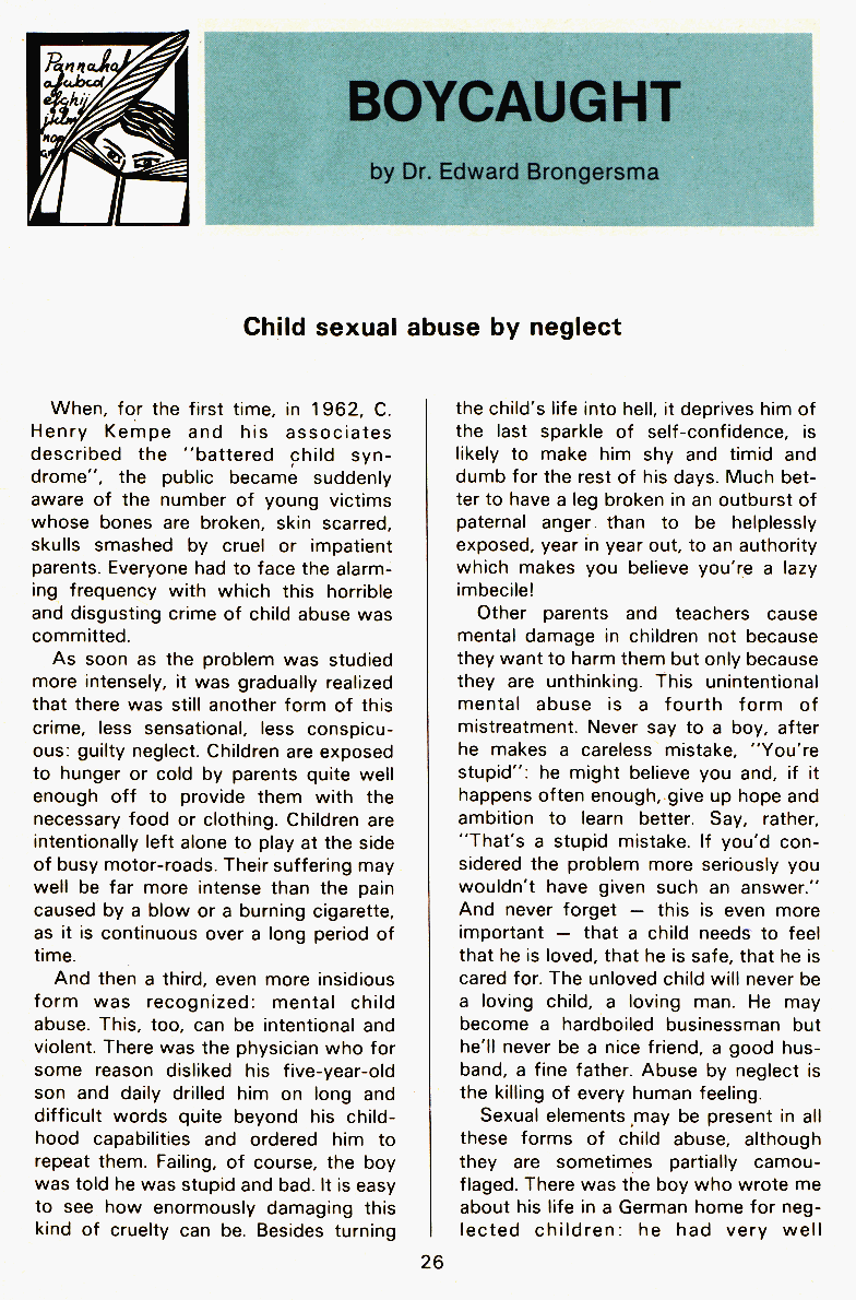 P.A.N. - Paedo Alert News, Number 13, October 1982, page 26