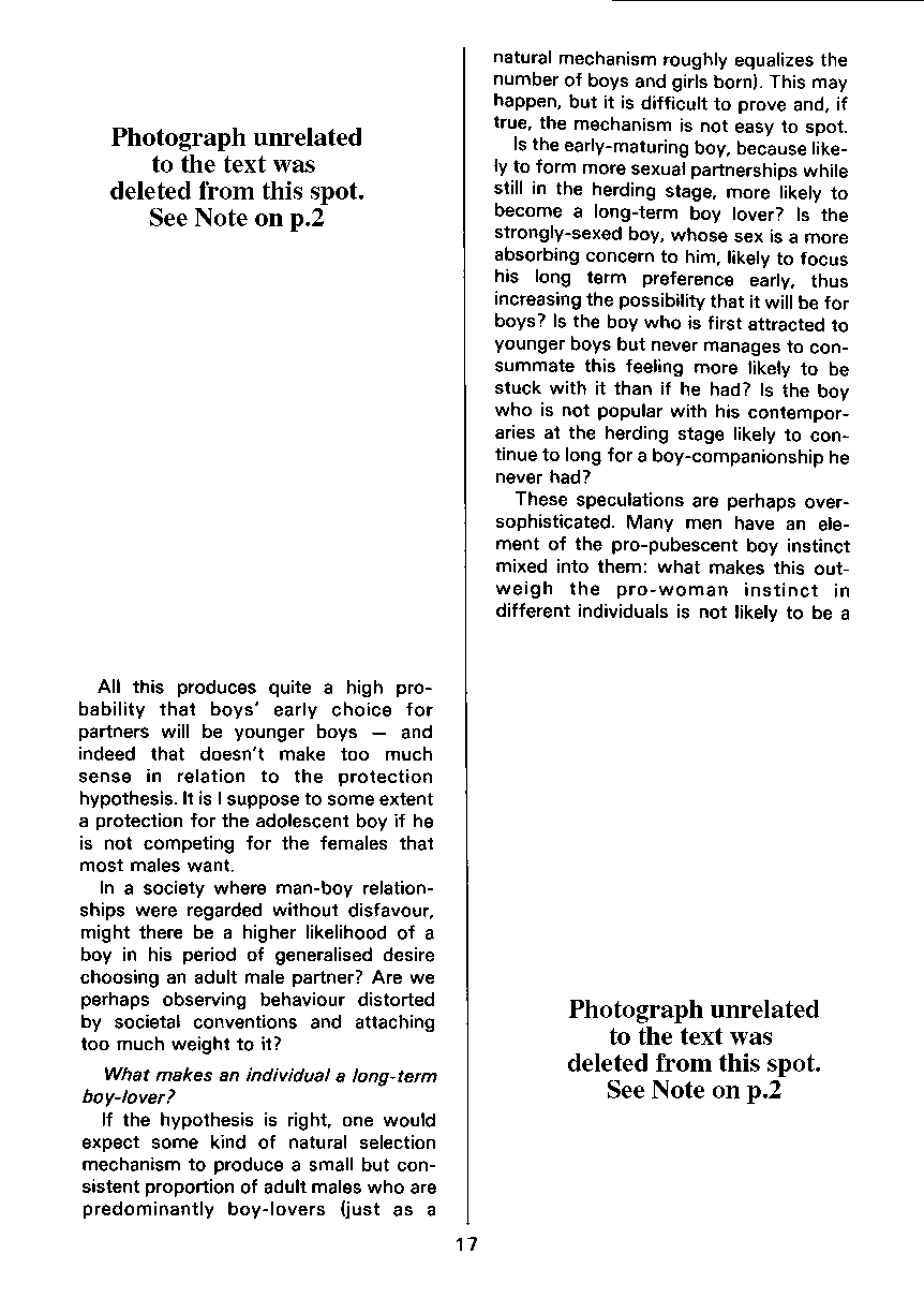 P.A.N. - Paedo Alert News, Number 14, December 1982, page 17