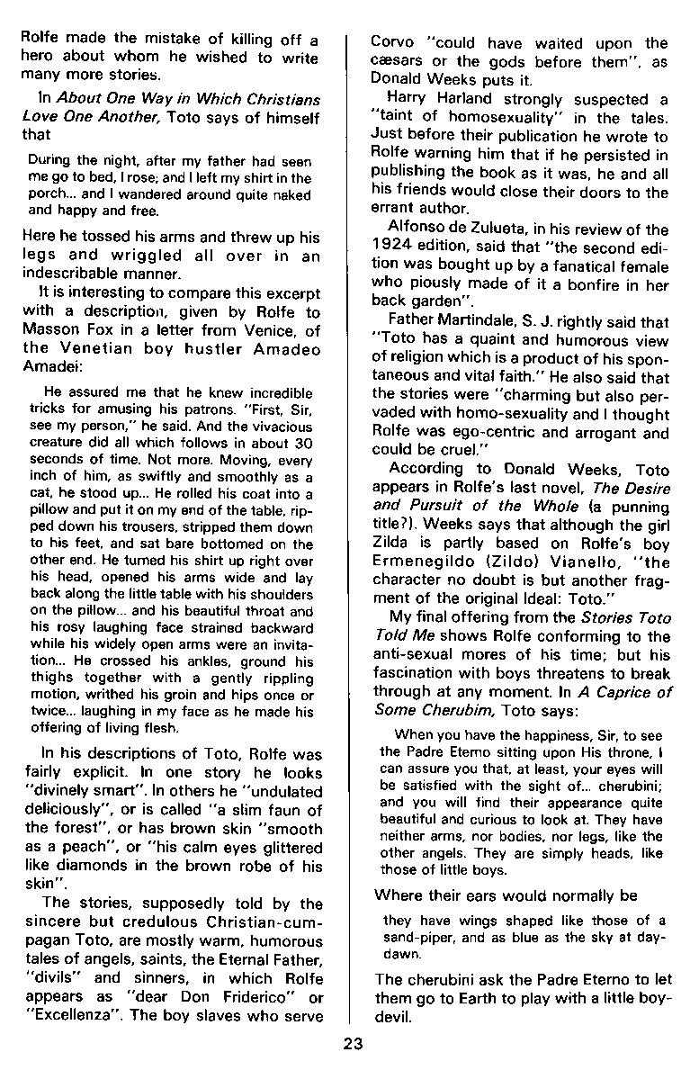 P.A.N. - Paedo Alert News, Number 14, December 1982, page 23