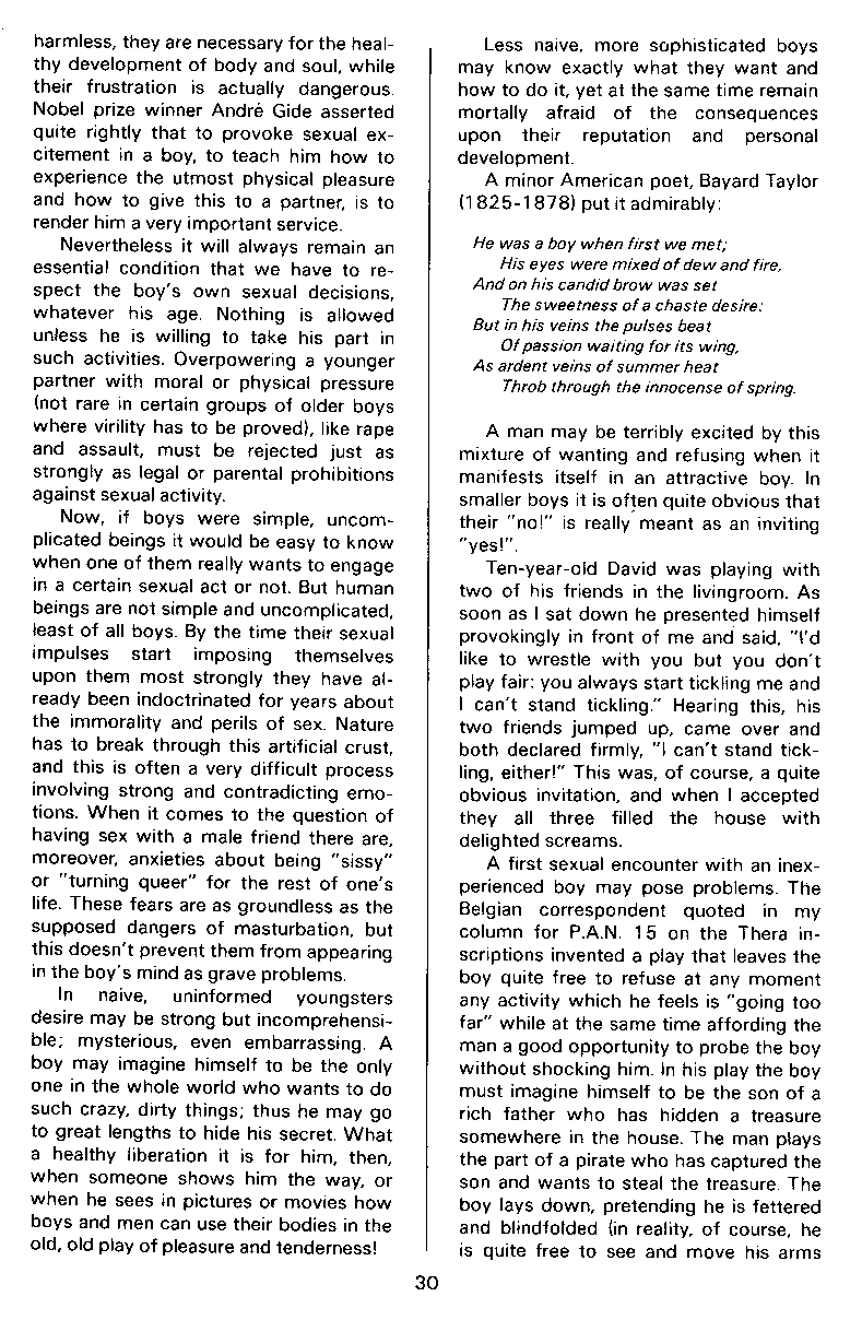P.A.N. - Paedo Alert News, Number 16, July 1983, page 30