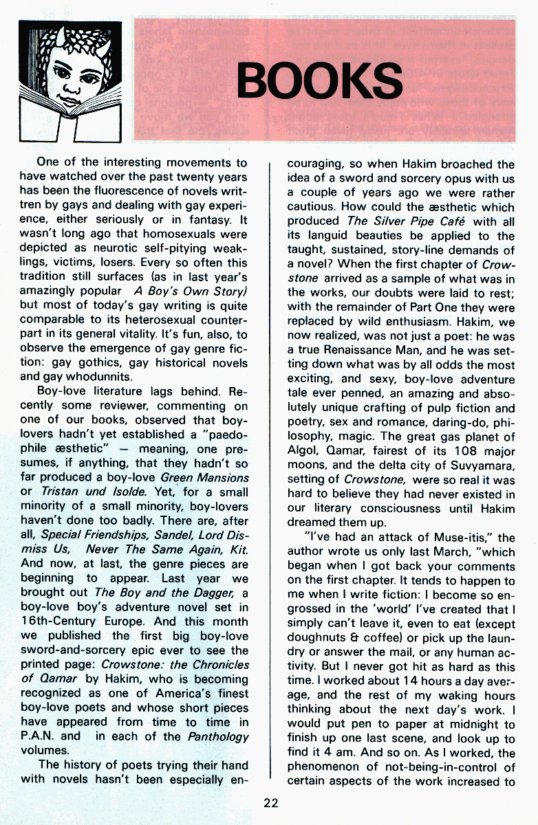 P.A.N. - Paedo Alert News, Number 17, October 1983, page 22