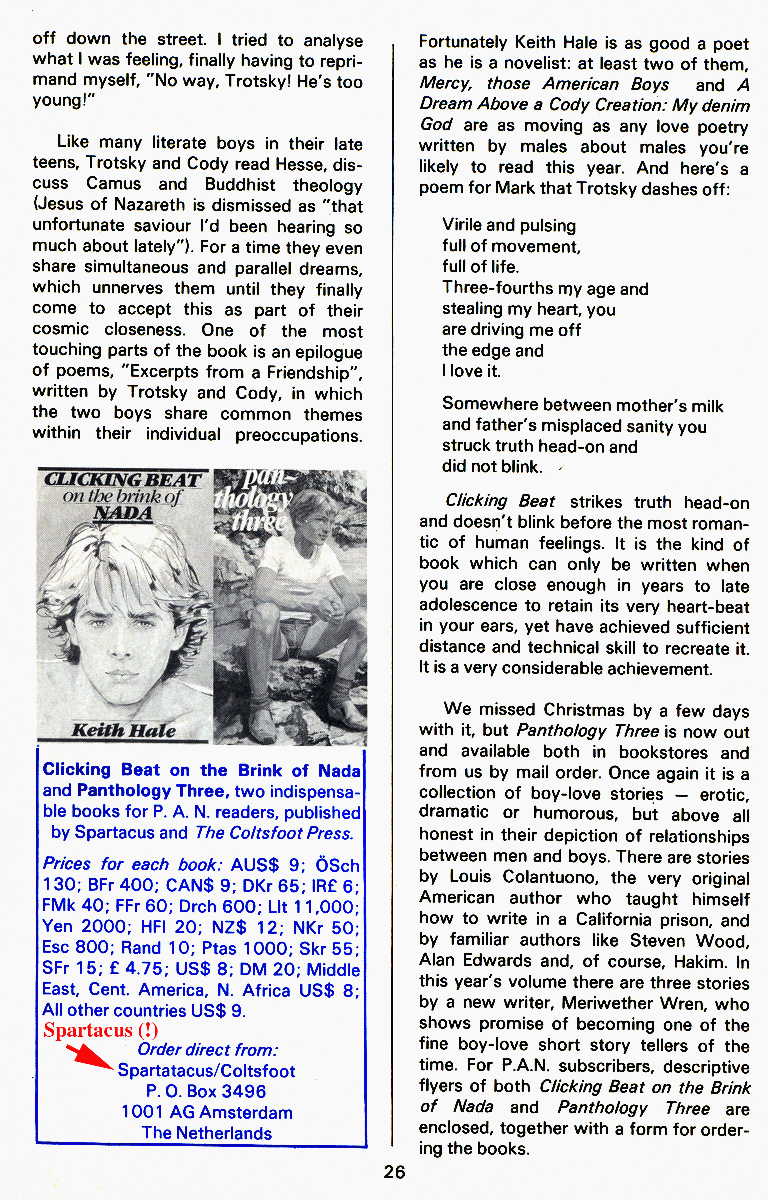 P.A.N. - Paedo Alert News, Number 18, May 1984, page 26