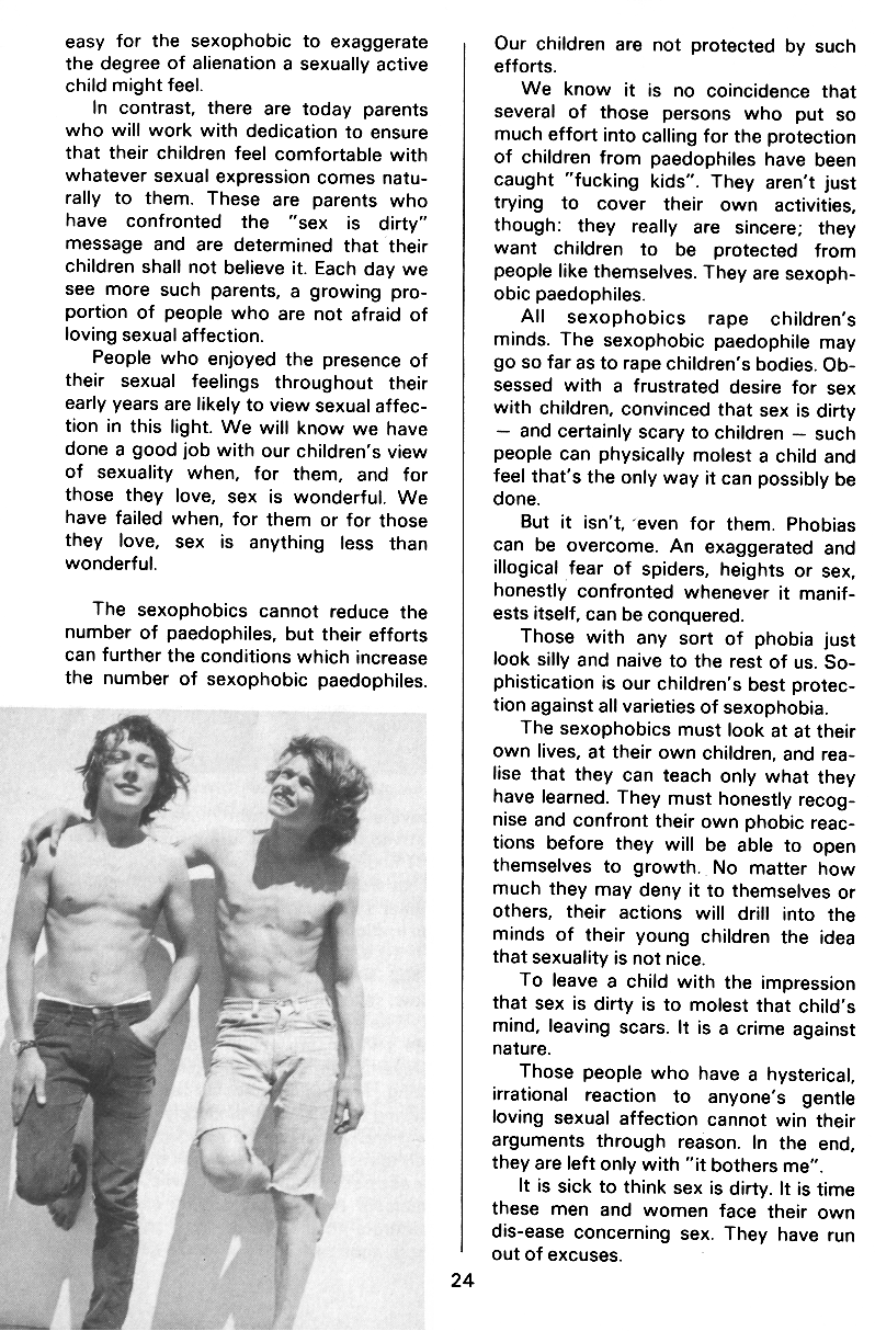 P.A.N. - Paedo Alert News, Number 19, July 1984, page 24