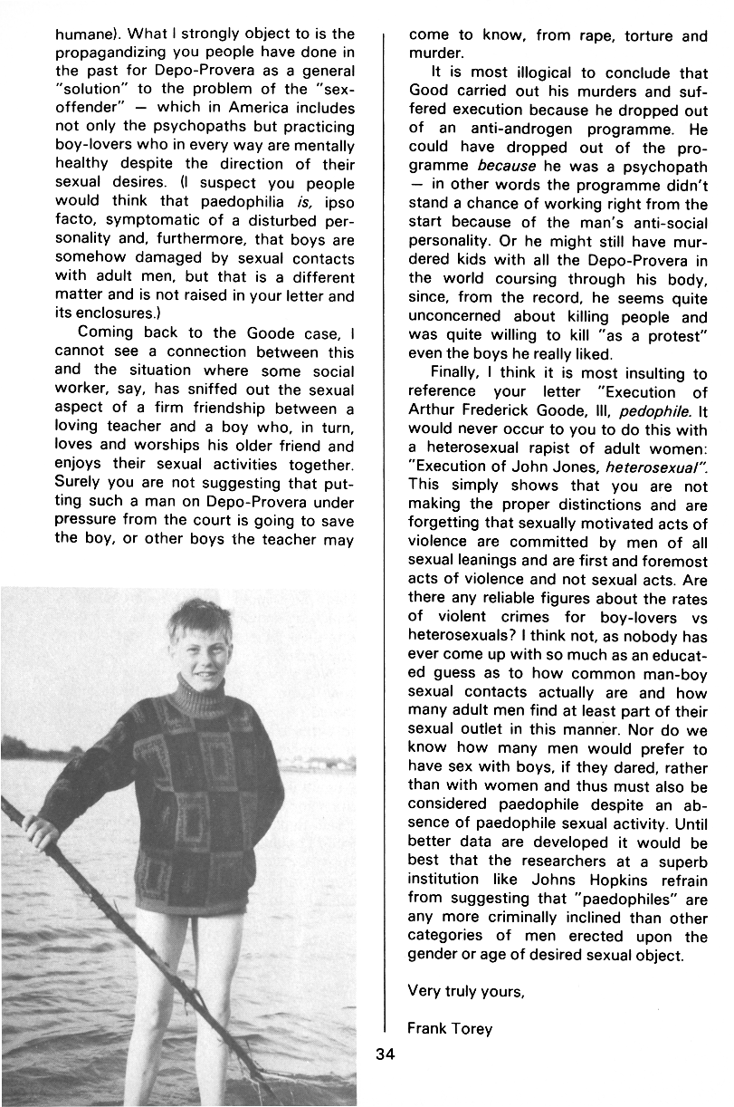 P.A.N. - Paedo Alert News, Number 19, July 1984, page 34