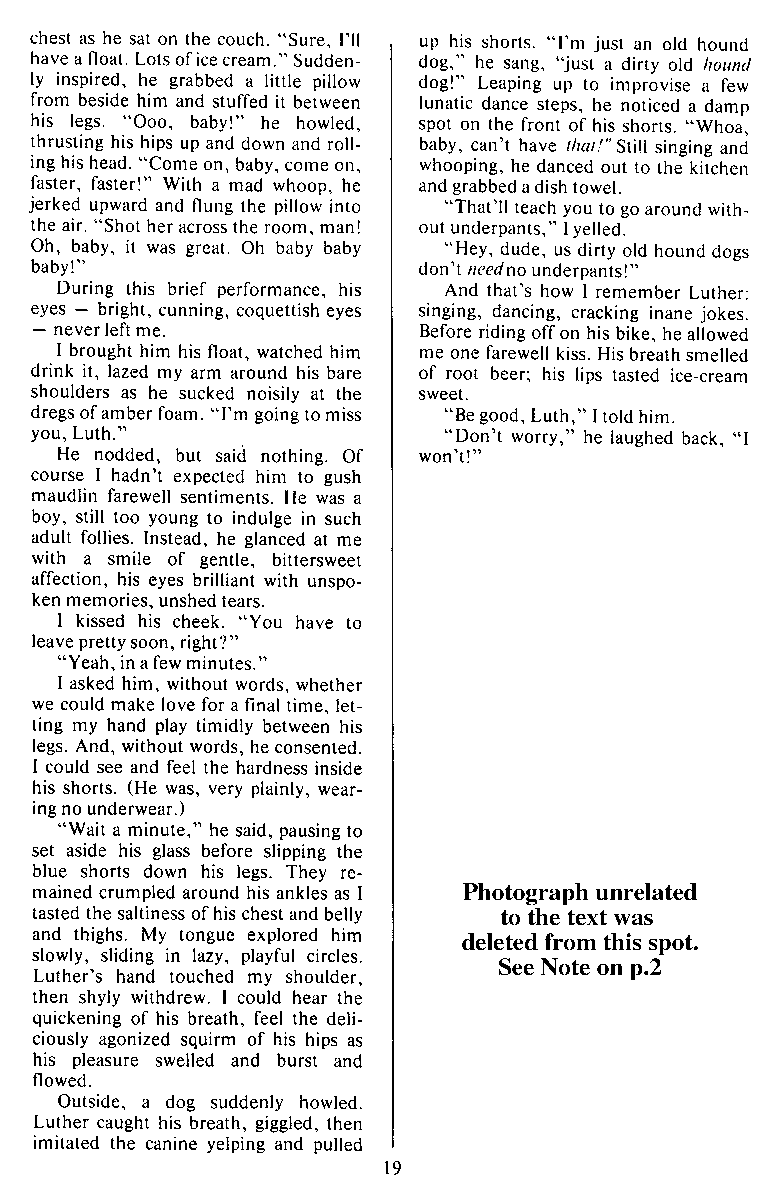 P.A.N. - Paedo Alert News, Number 20, October 1984, page 19