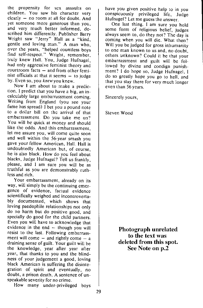 P.A.N. - Paedo Alert News, Number 20, October 1984, page 29