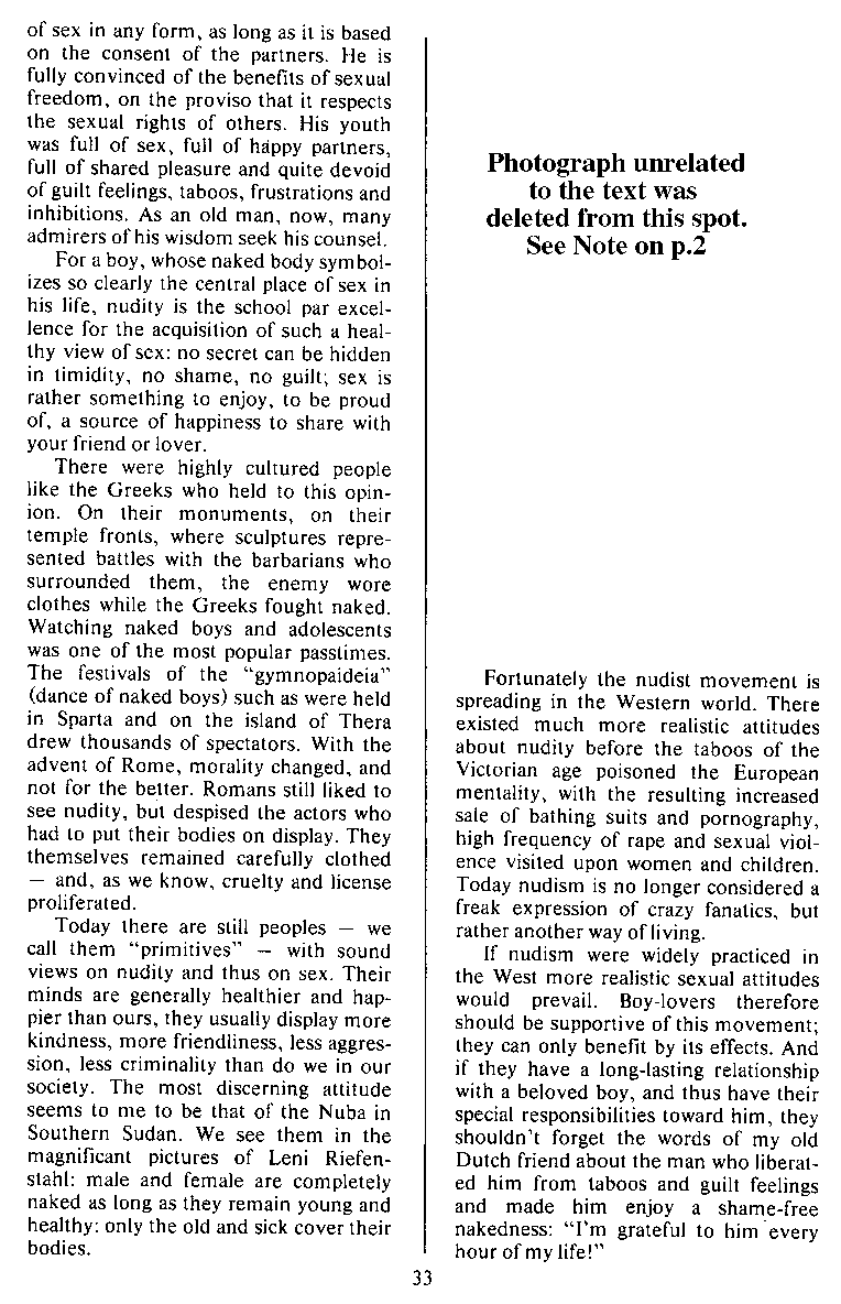 P.A.N. - Paedo Alert News, Number 20, October 1984, page 33