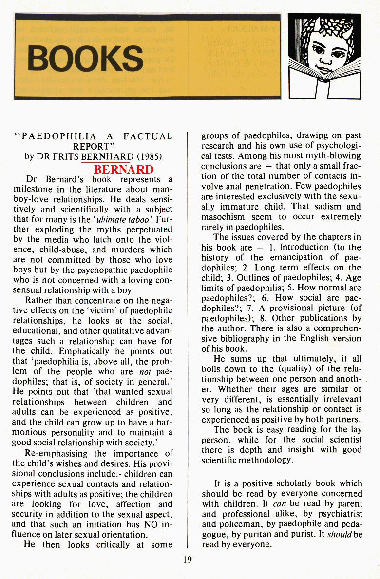 P.A.N. - Paedo Alert News, Number 21, December 1985, page 19