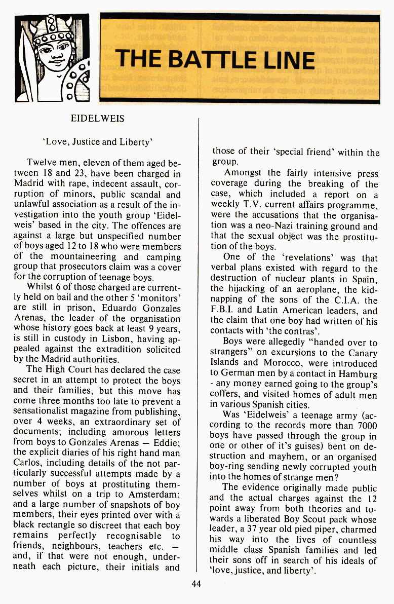 P.A.N. - Paedo Alert News, Number 21, December 1985, page 44