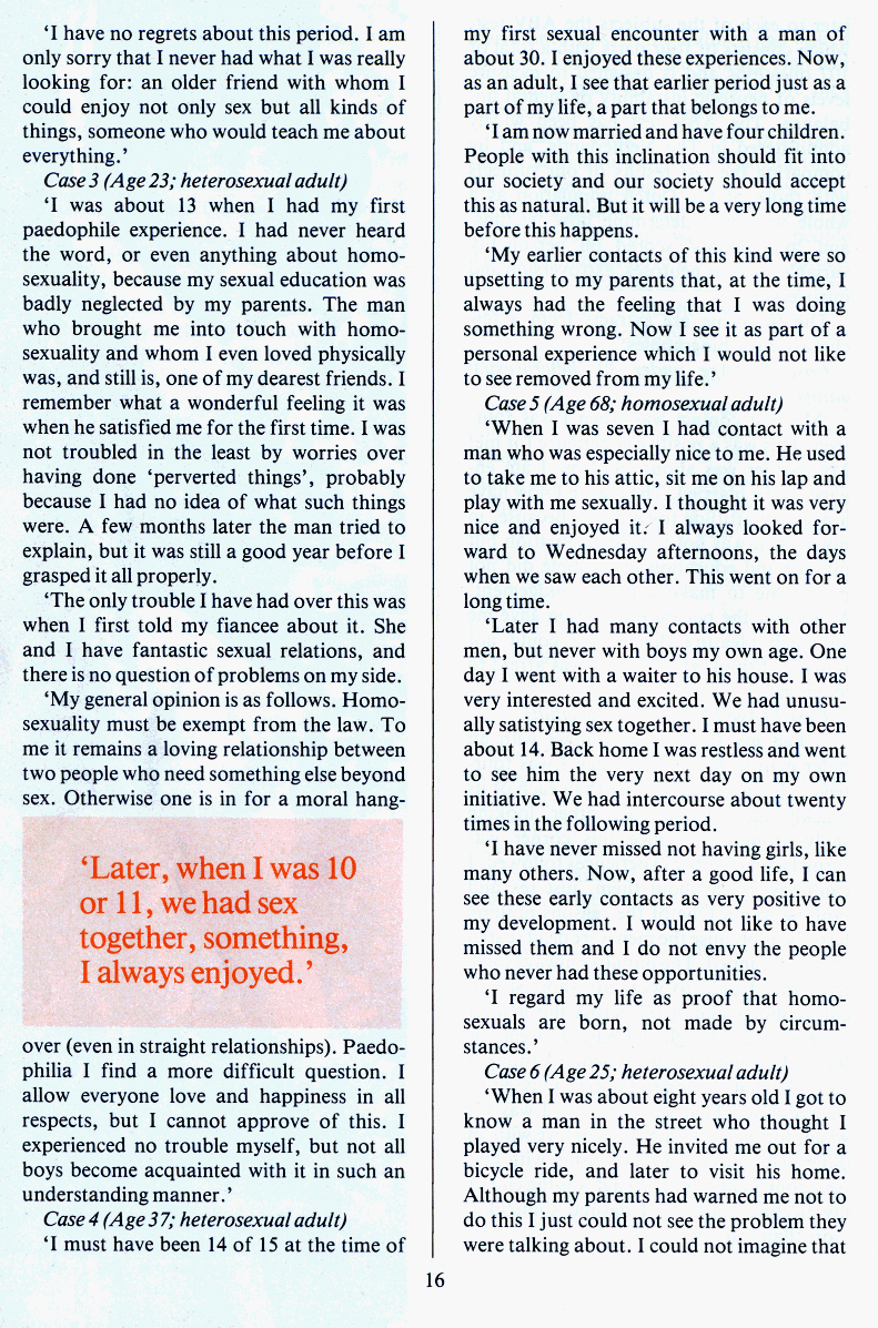 PAN - A Magazine About Boy-Love, Number 3 [Vol.1 No.3], November 1979, page 16