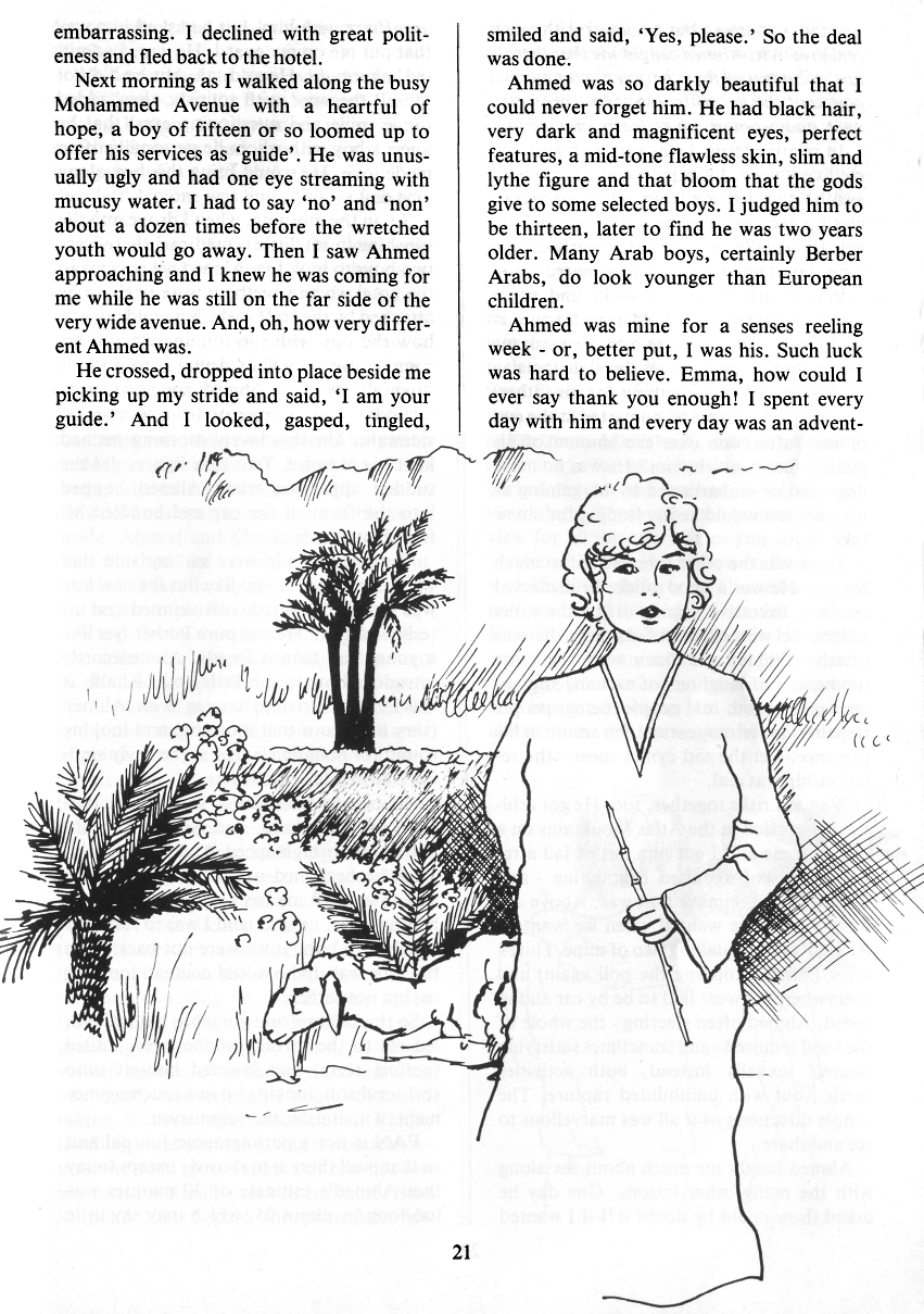 PAN - A Magazine About Boy-Love, Number 3 [Vol.1 No.3], November 1979, page 21