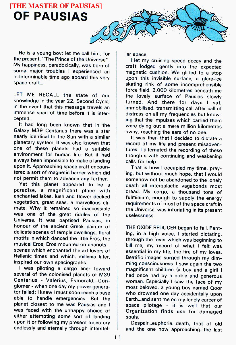 PAN - A Magazine About Boy-Love, Number 4, February 1980, page 11