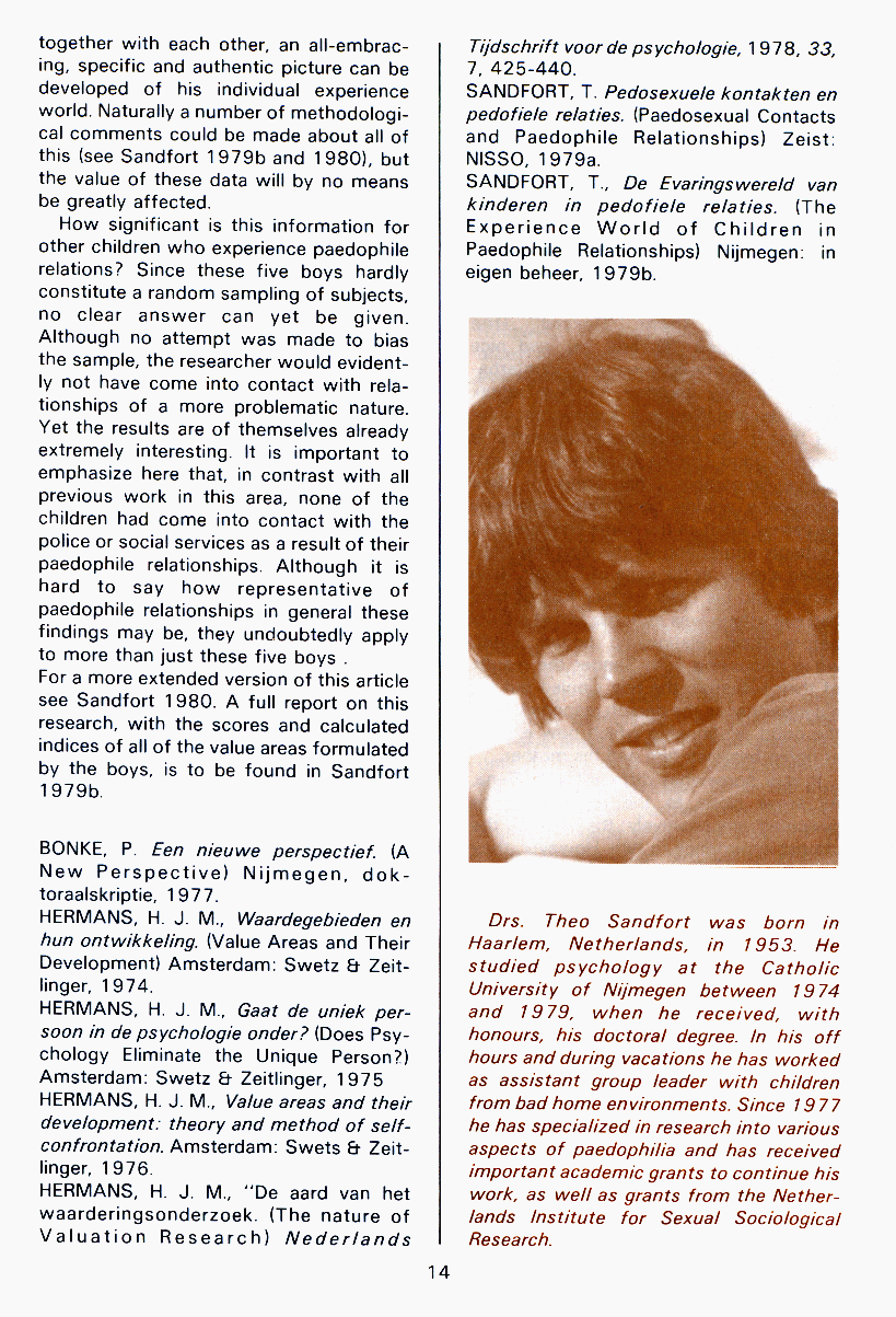 PAN - A Magazine About Boy-Love, Number 5, May 1980, page 14