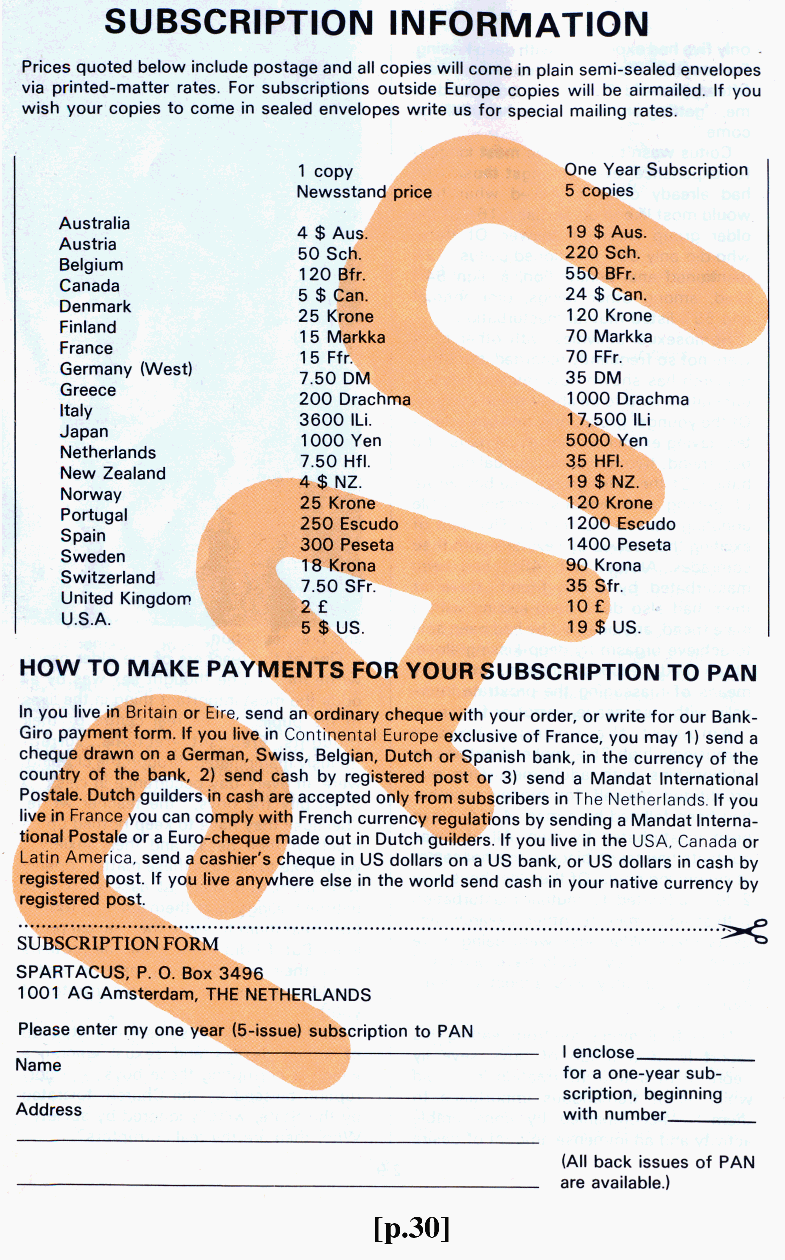 PAN - A Magazine About Boy-Love, Number 6, September 1980, page 30
