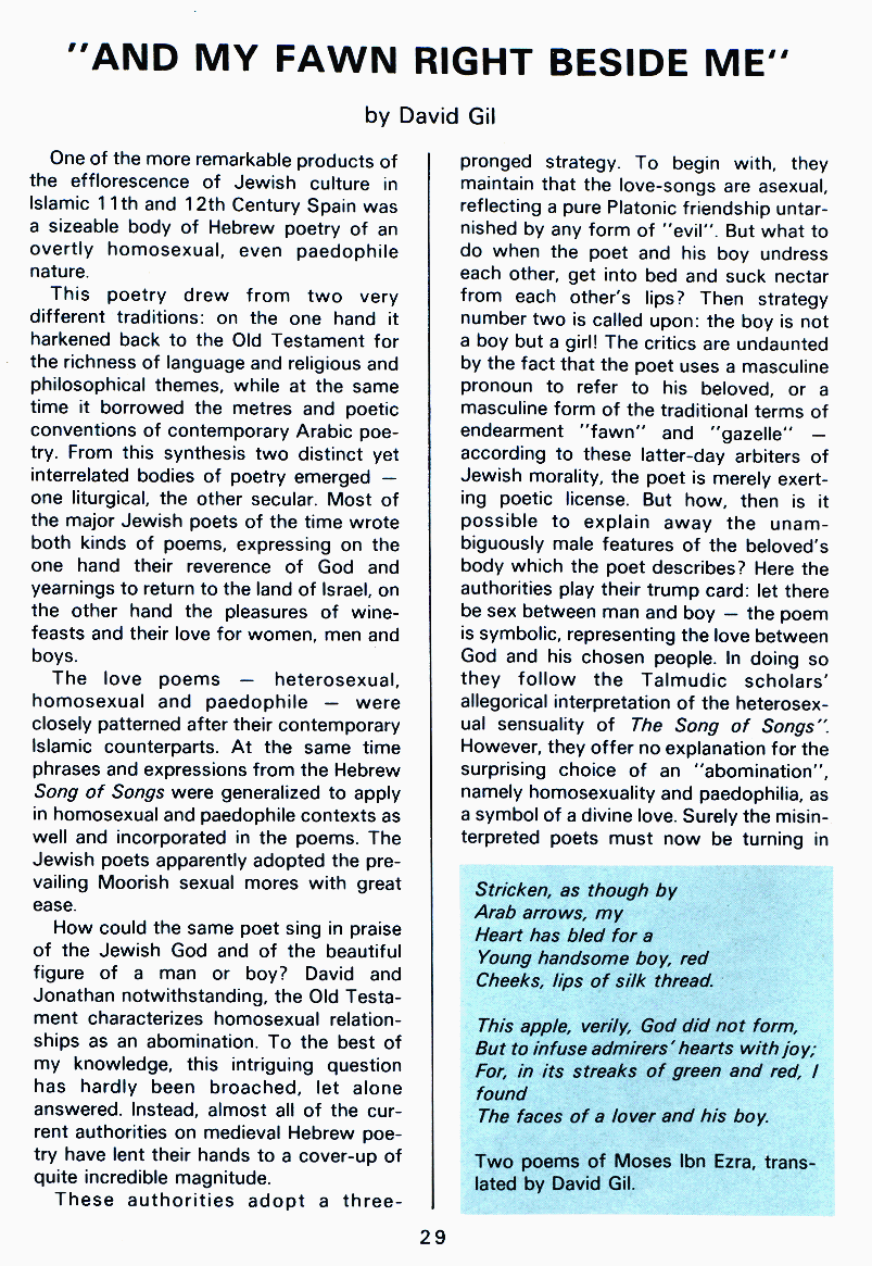 PAN - A Magazine About Boy-Love, Number 8, April 1981, page 29