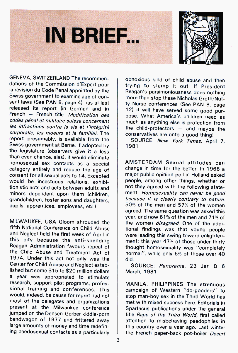 PAN - A Magazine About Boy-Love, Number 9, July 1981, page 3