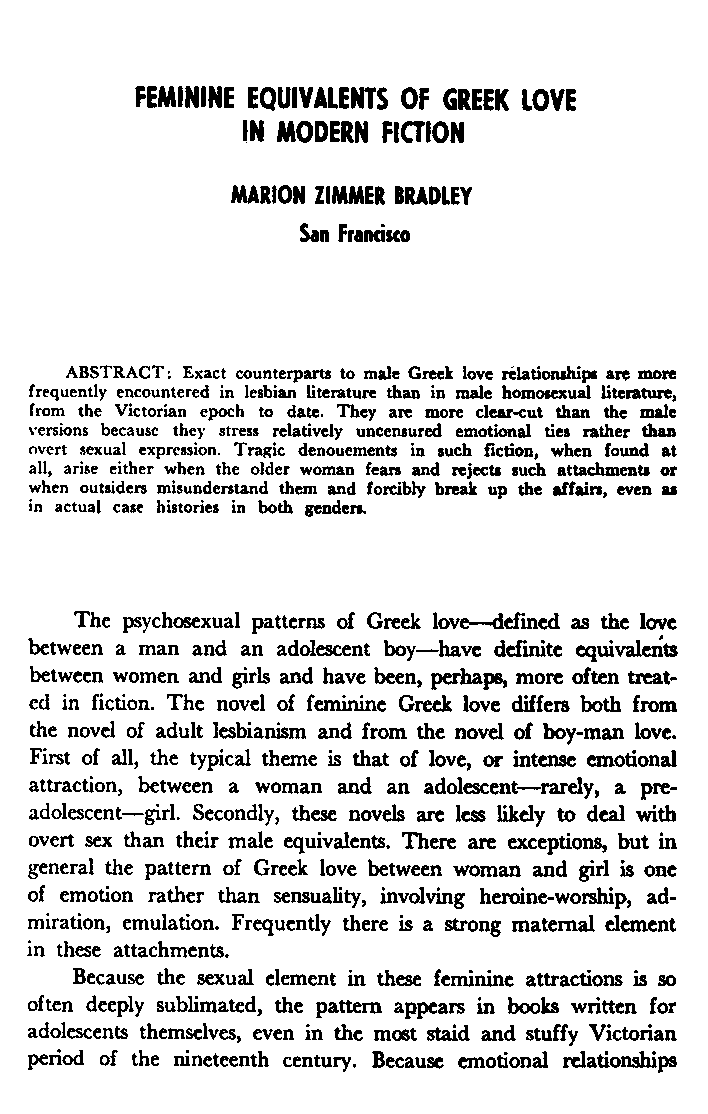 International Journal of Greek Love, Vol.1 No.1, 1965, page 48