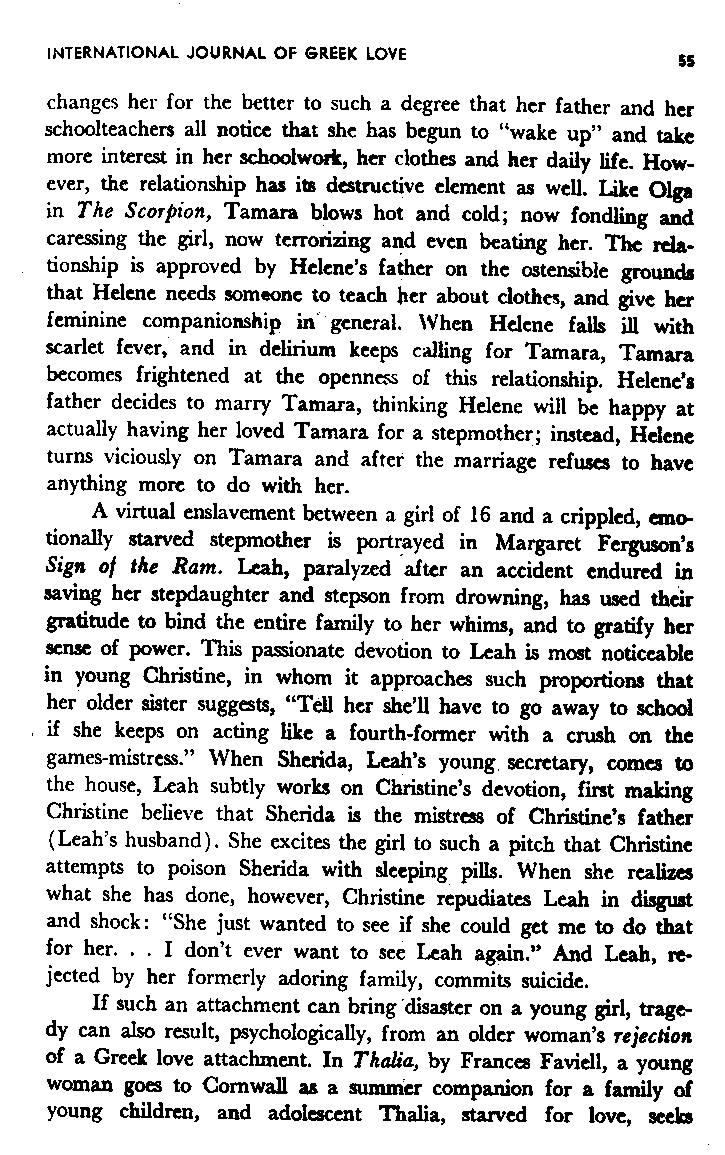 International Journal of Greek Love, Vol.1 No.1, 1965, page 55