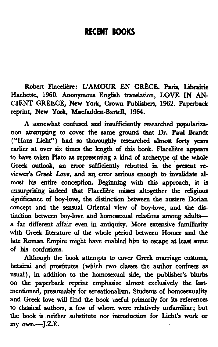 International Journal of Greek Love, Vol.1 No.1, 1965, page 59