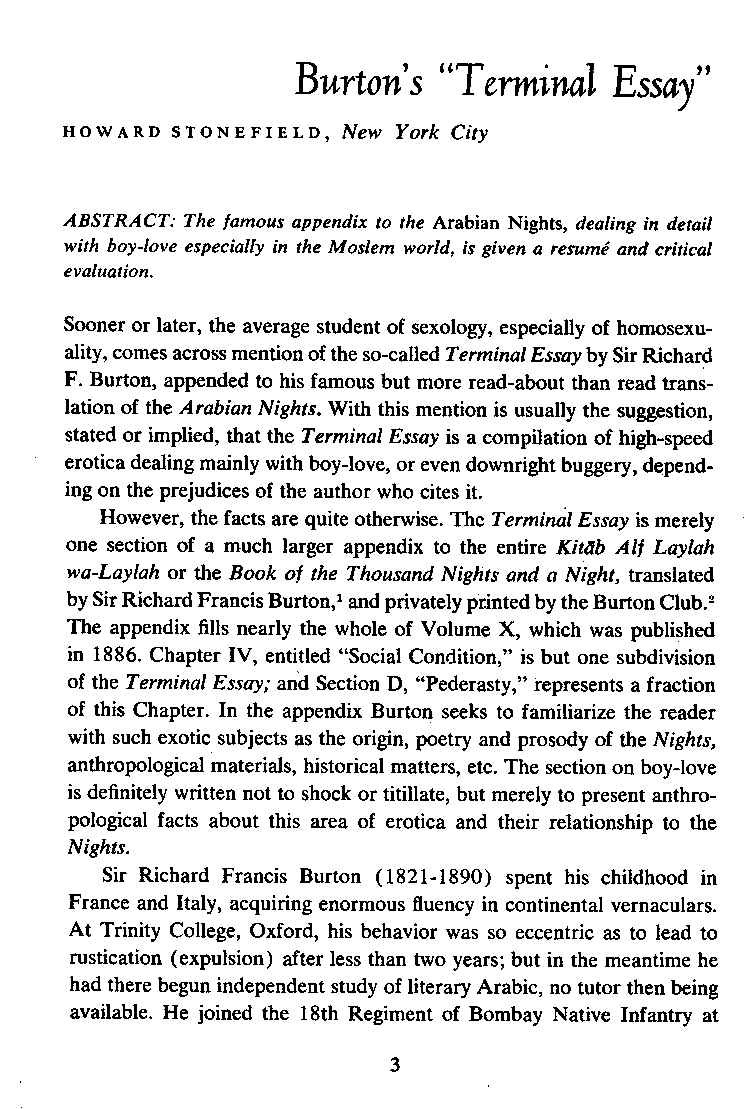 International Journal of Greek Love, Vol.1 No.2, 1966, page 3