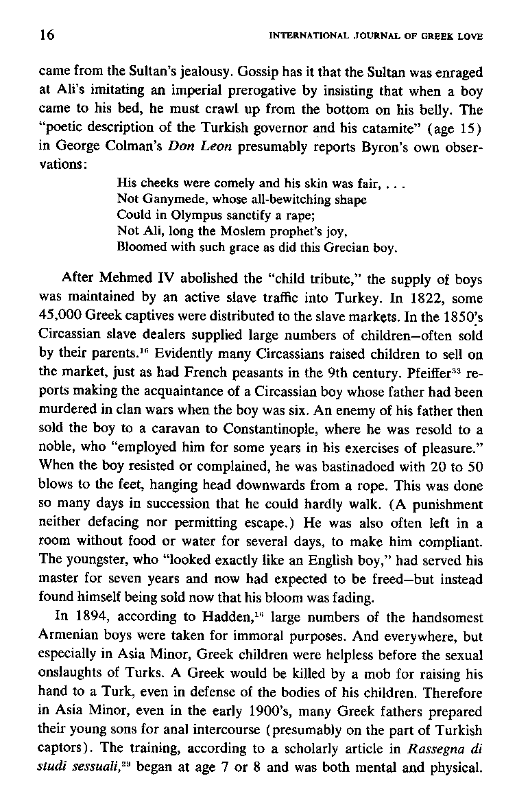 International Journal of Greek Love, Vol.1 No.2, 1966, page 16