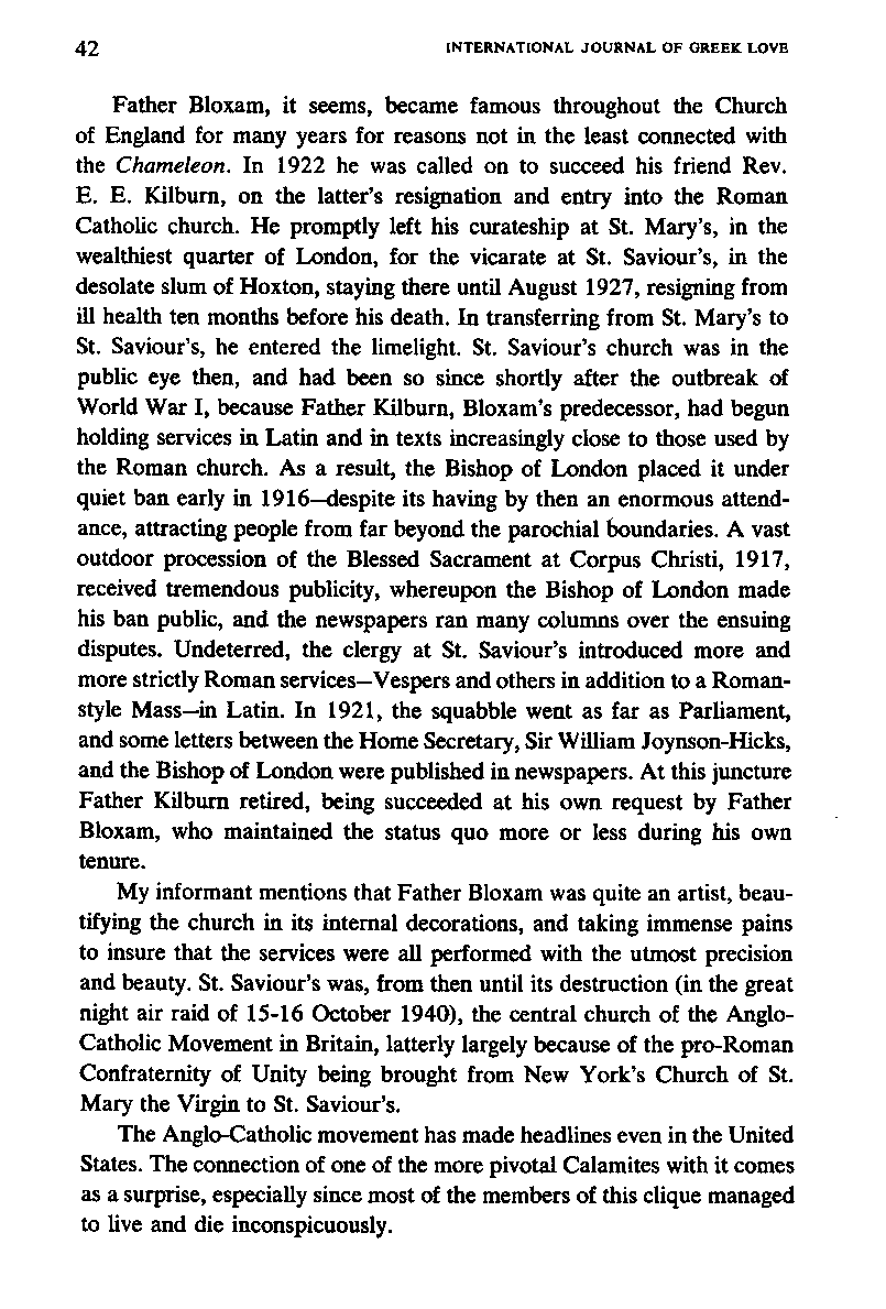International Journal of Greek Love, Vol.1 No.2, 1966, page 42