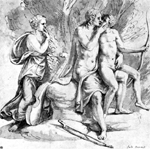 Giulio Romano: Apollo and Cyparissus