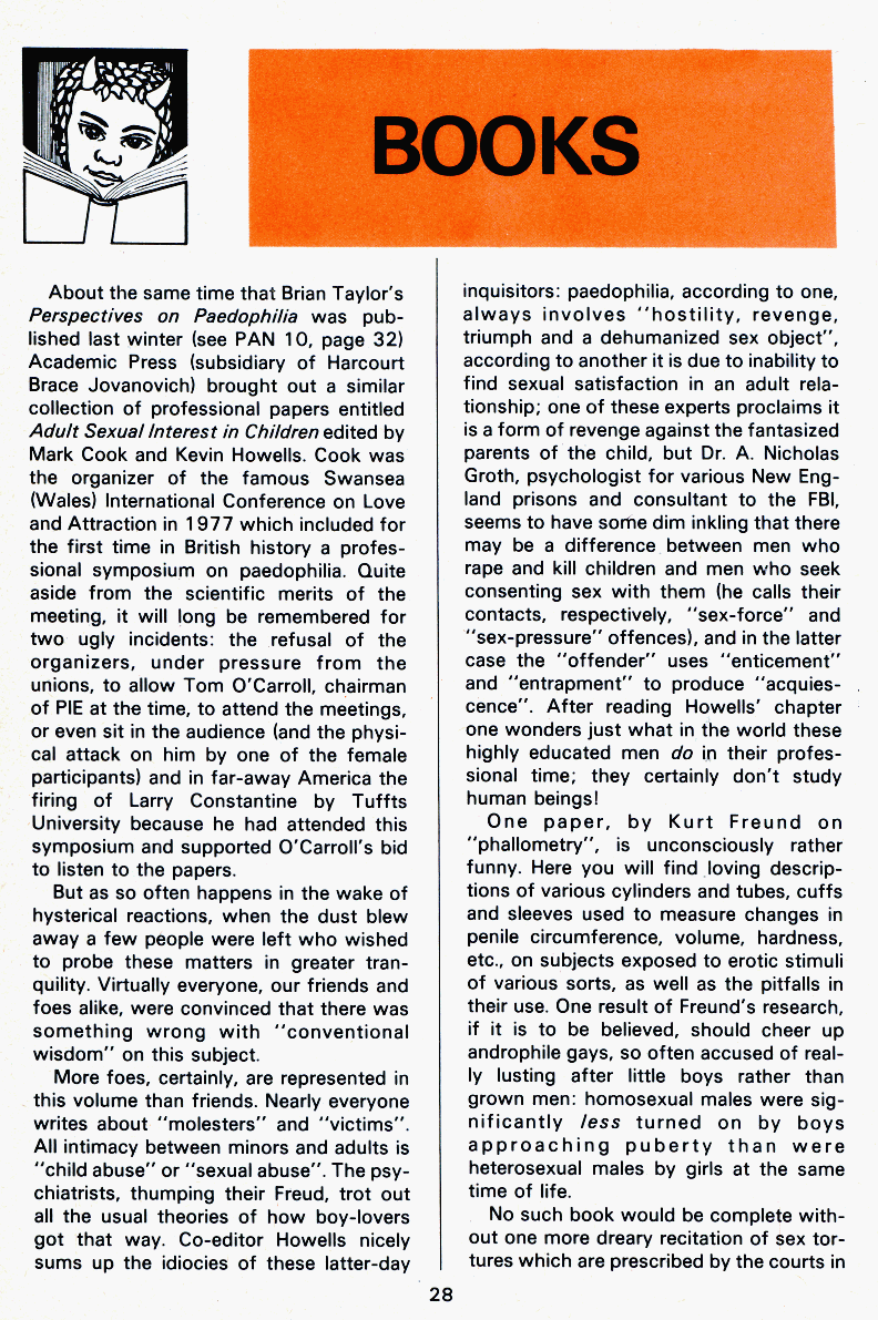 PAN - A Magazine About Boy-Love, Number 10, December 1981, page 28