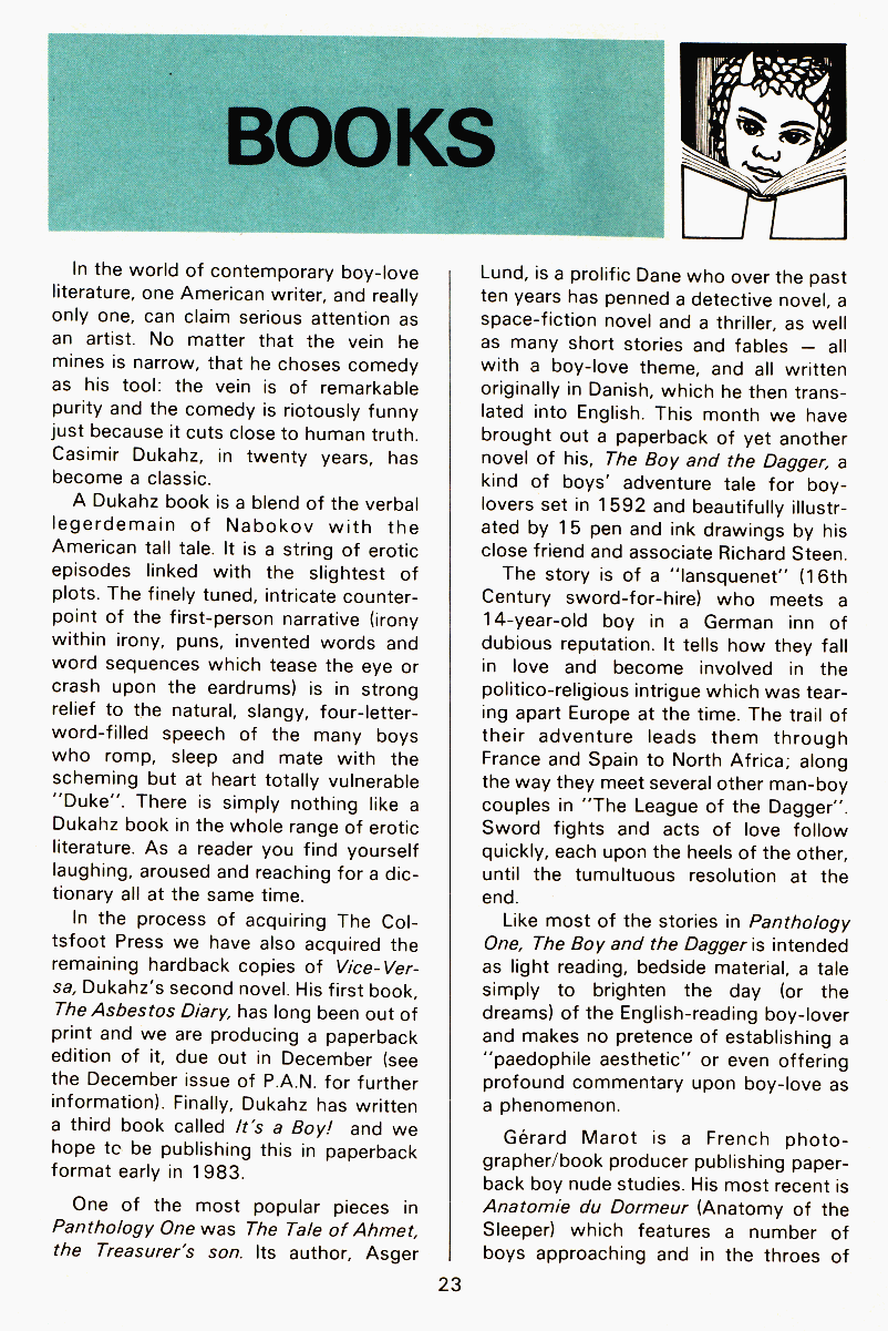 P.A.N. - Paedo Alert News, Number 13, October 1982, page 23