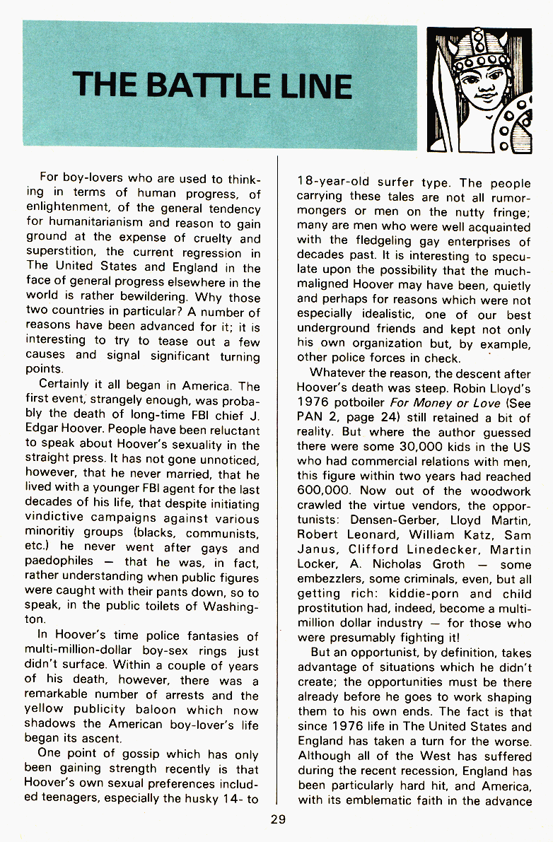 P.A.N. - Paedo Alert News, Number 13, October 1982, page 29