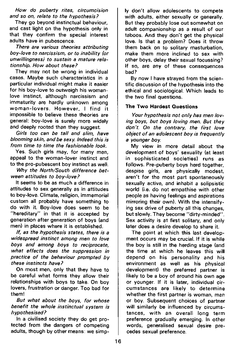 P.A.N. - Paedo Alert News, Number 14, December 1982, page 16