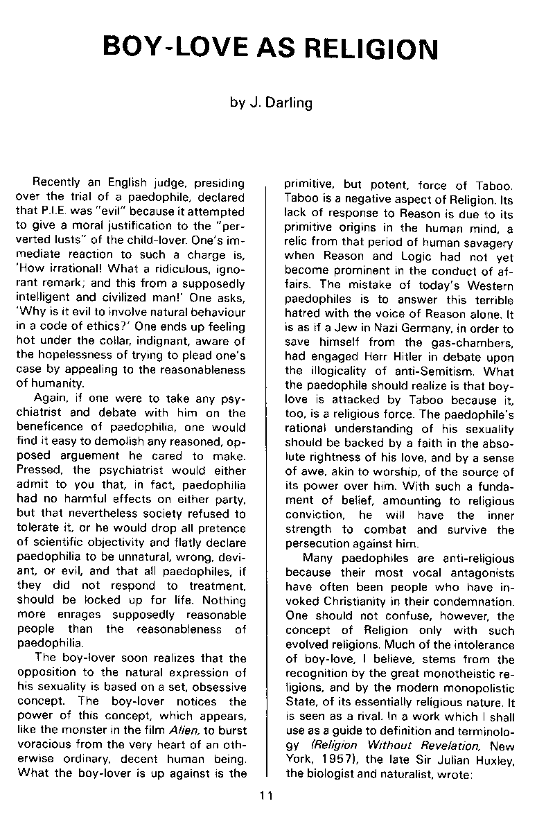 P.A.N. - Paedo Alert News, Number 16, July 1983, page 11