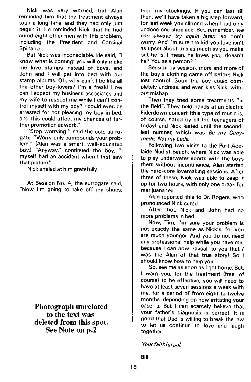 P.A.N. - Paedo Alert News, Number 17, October 1983, page 18