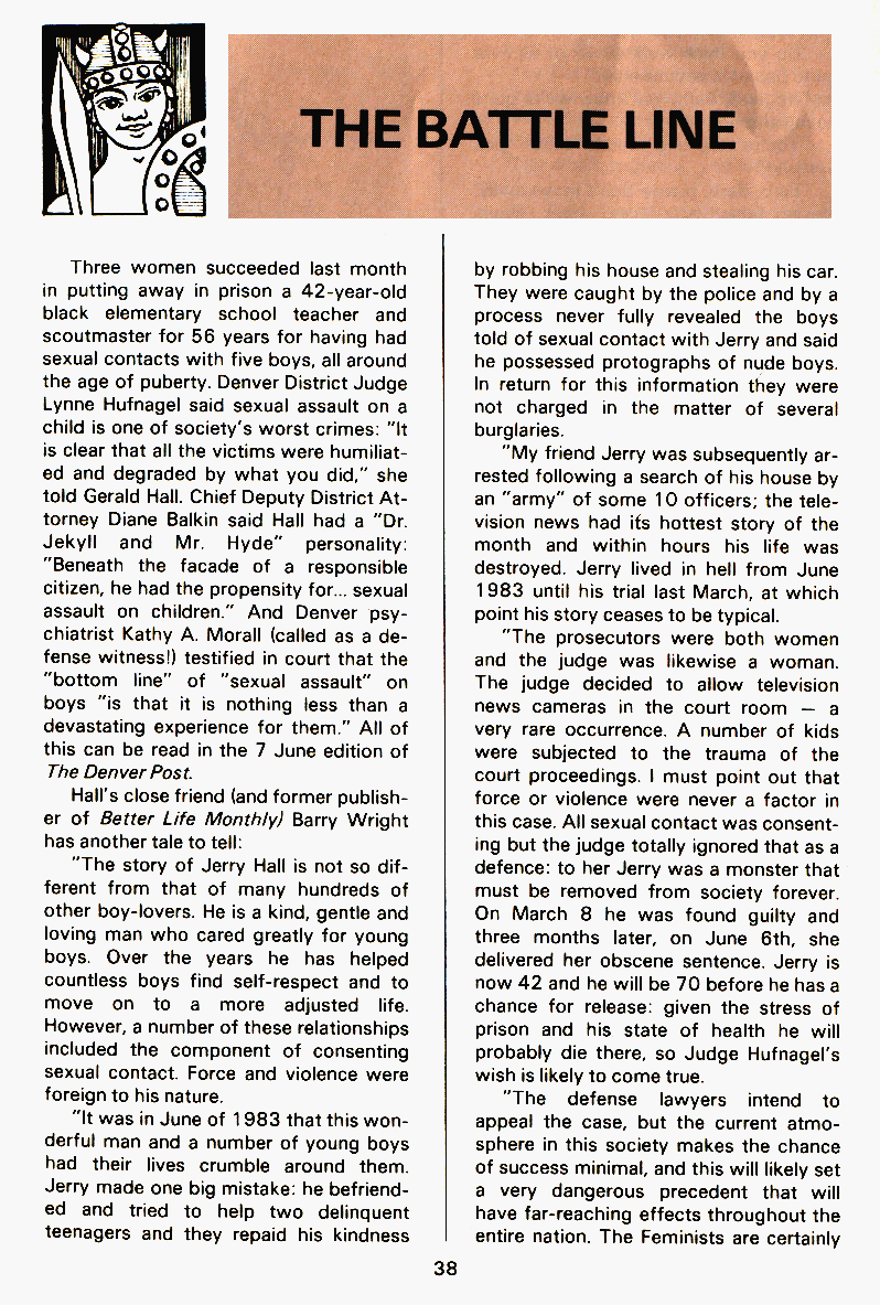 P.A.N. - Paedo Alert News, Number 19, July 1984, page 38