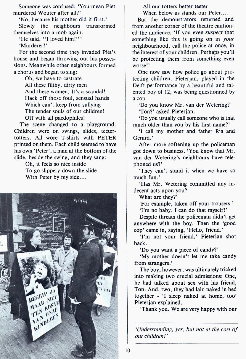 PAN - A Magazine About Boy-Love, Number 2 [Vol.1 No.2], August 1979, page 10