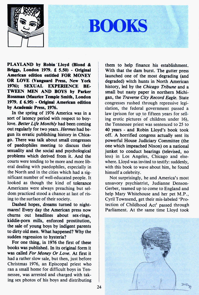 PAN - A Magazine About Boy-Love, Number 2 [Vol.1 No.2], August 1979, page 24